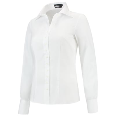 Tricorp Workwear dames slim-fit blouse Oxford wit maat 36