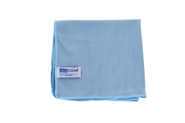 CaluClean Premium microvezel glasdoek  40x40cm blauw