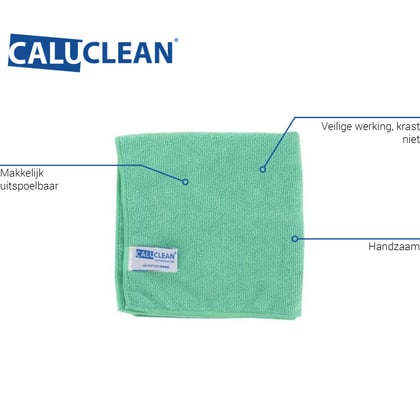 CaluClean Basic microvezeldoek groen