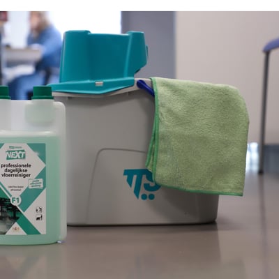 CaluClean Premium microvezeldoek 40x40cm groen 