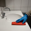 CaluClean microvezeldoek Lite rood 40x40cm