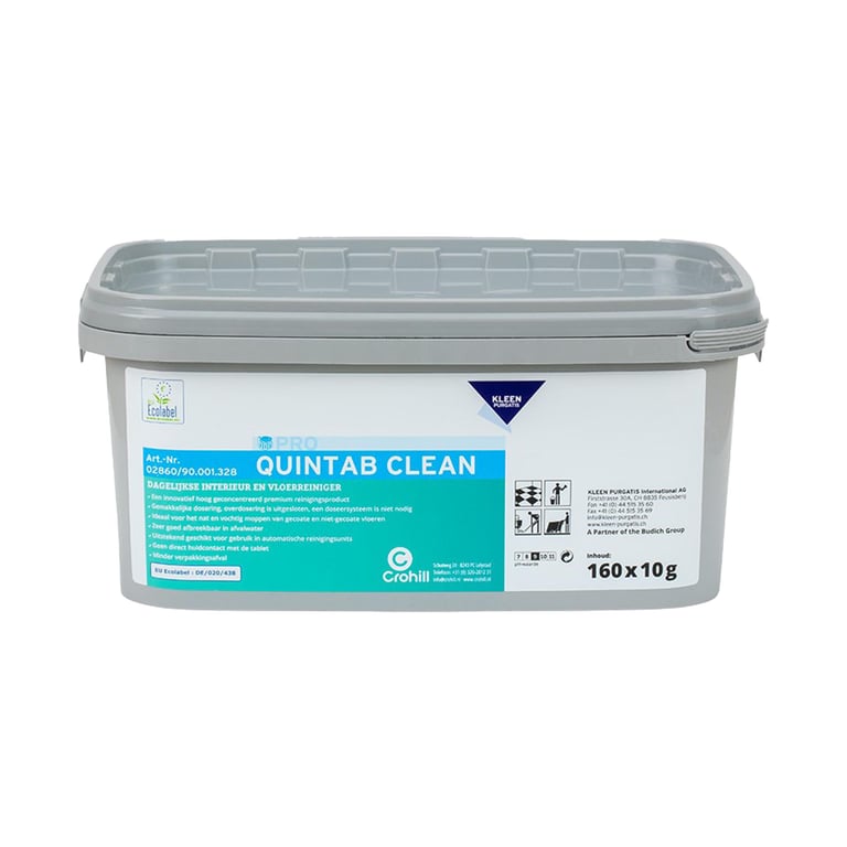 Crohill quintab clean eco tabletten, 160 x 10 gram