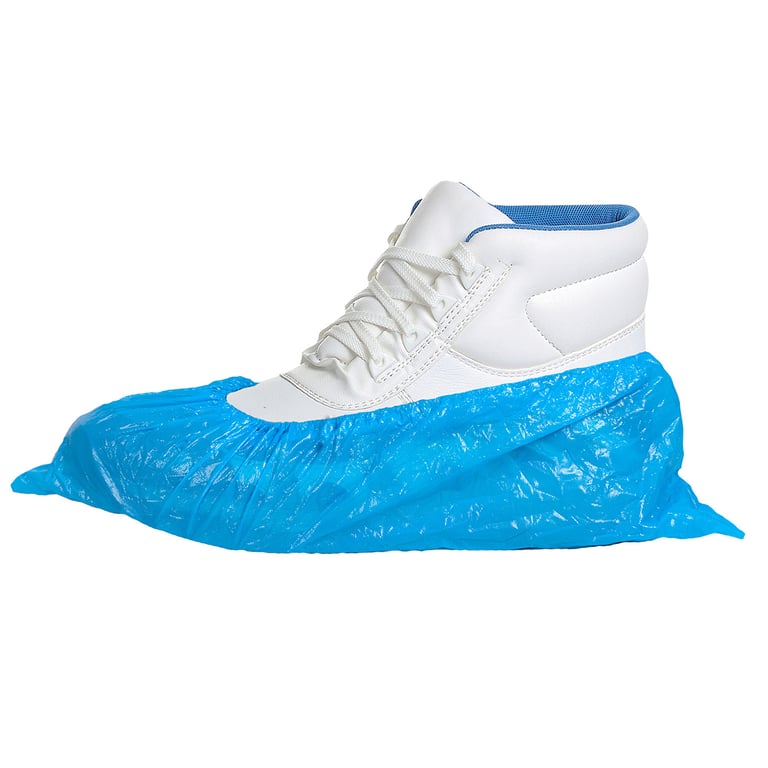 Portwest wegwerp overschoenen PE blauw