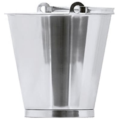 Detecteerbare emmer RVS met versterkte bodem 10ltr