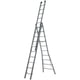 Dirks 3-delige reformladder ongecoat 3x8