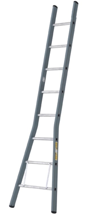 Dirks enkele uitgebogen ladder 8 optrede gecoat