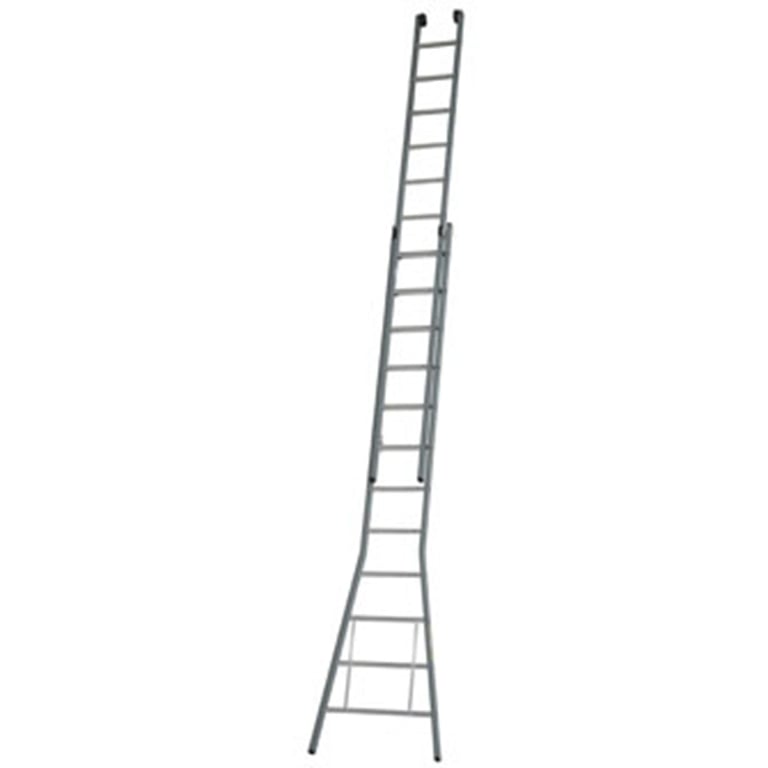 Dirks Industrie opsteekladder 2-delig gecoat