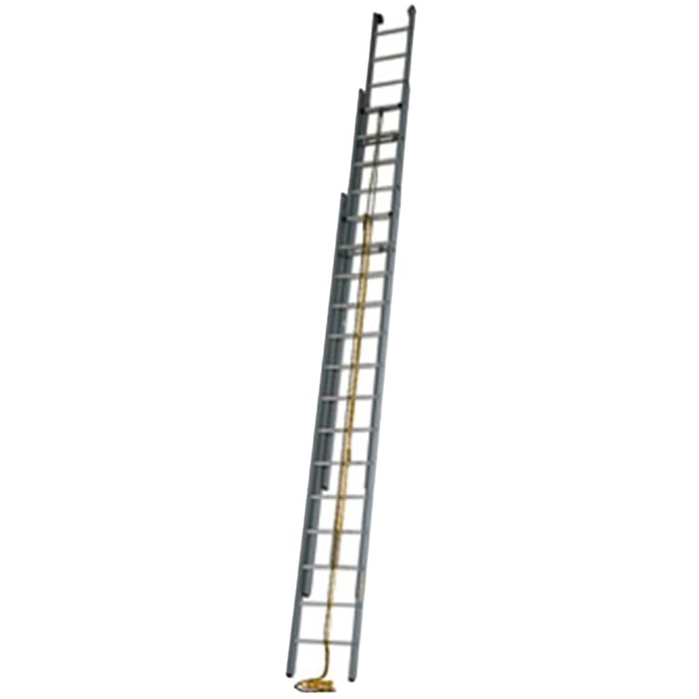 Dirks driedelige optrekladder 28 optrede 3x20 gecoat