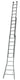 Dirks aluminium opsteekladder gecoat 3x14 sports 28 optrede