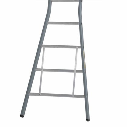 Dirks aluminium opsteekladder 2x10 spots ongecoat 