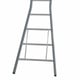 Dirks aluminium opsteekladder 2x10 spots ongecoat 