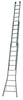 Dirks aluminium opsteekladder 2x16 spots ongecoat 