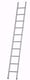 Dirks enkele rechte ladder 9 sports optrede 28cm ongecoat