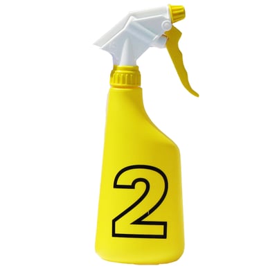 Ecodos Easy sprayflacon en trigger geel ontvetter