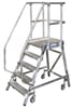Krause Stabilo enkel oploopbare trap 5 treden stahoogte 1200mm