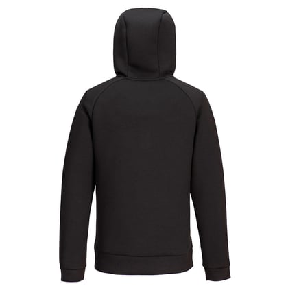 Portwest DX467 hoodie met kwart rits zwart maat S