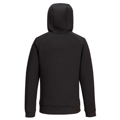 Portwest DX467 hoodie met kwart rits zwart maat S