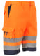 Portwest hi-vis korte werkbroek oranje maat S