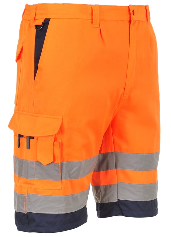 Portwest hi-vis korte werkbroek