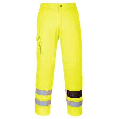 Portwest Hi-Vis werkbroek geel maat XS polyester/katoen