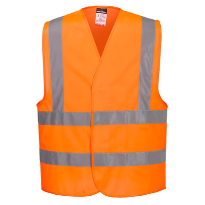 Portwest ES1 Essential veiligheidsvest Hi-Vis  band and brace vest oranje maat XS 