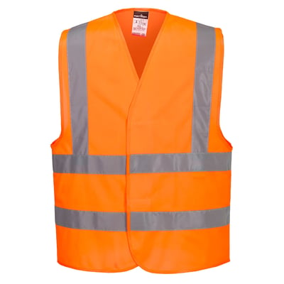 Portwest ES1 Essential veiligheidsvest Hi-Vis  band and brace vest oranje maat XS 