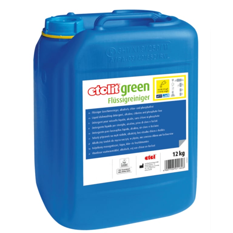 Etolit FR green vaatwasmiddel 12 kg.
