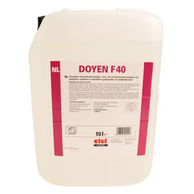 Doyen F40 reiniger desinfectant 10ltr