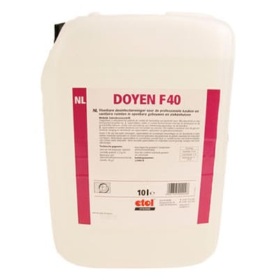 Doyen F40 reiniger desinfectant 10ltr 