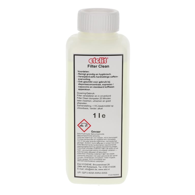 Etolit Filter Clean Coffeecleaner 1 ltr
