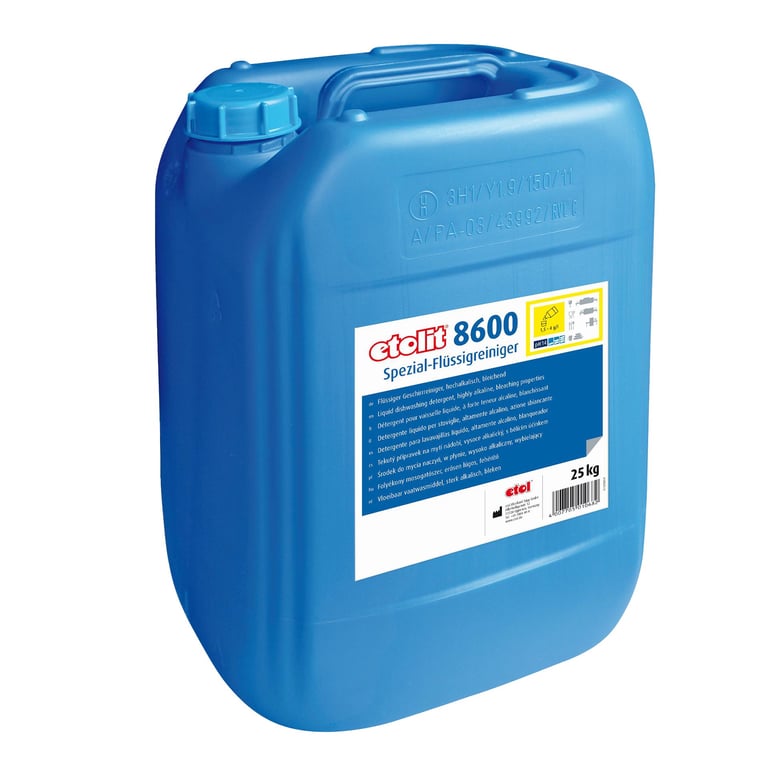 Etolit 8600 vloeibaar vaatwasmiddel 25kg