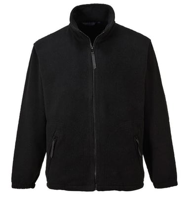 Portwest Argyll heavy fleecevest zwart maat S