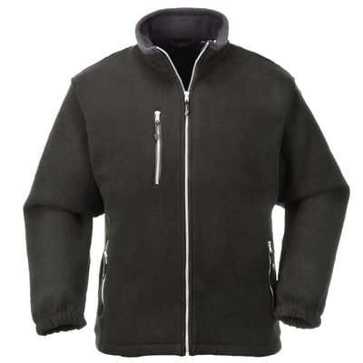 Portwest City fleece vest 100% polyester zwart maat 2XL