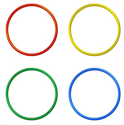 Unger erGO ringen voor kleurcodering  set 4st
