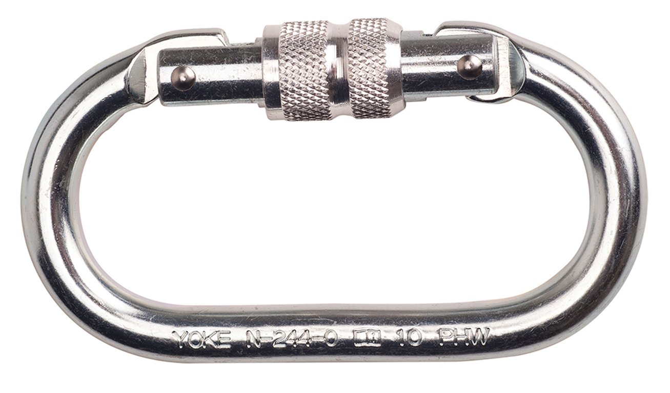 Portwest karabijnhaak met schroefslot lengte 106mm opening 19mm