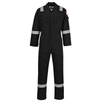 Portwest vlamvertragend antistatische overall zwart maat S