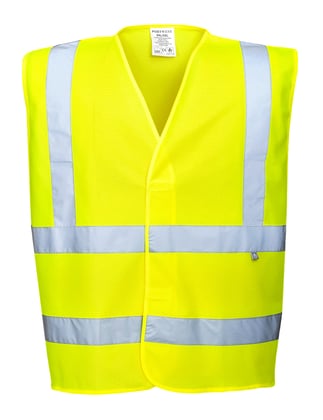 Portwest Hi-Vis vest met vlamvertragende afwerking 100% polyester