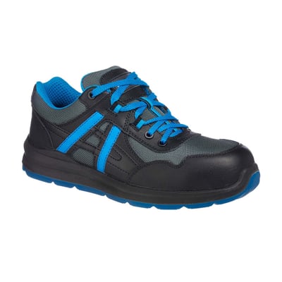 Portwest Volga S1P veiligheidsschoen laag zwart blauw maat 36