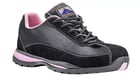 Portwest Steelite S1P dames veiligheidsschoen laag zwart/roze maat 44