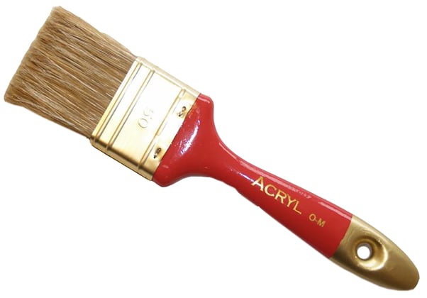 Platte acrylkwast soort 98 40mm 