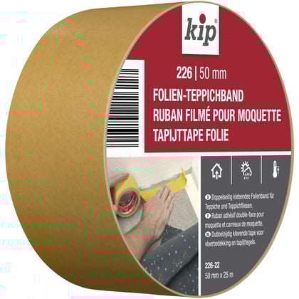 Kip Tapijttape folie 10mtr x 50mm
