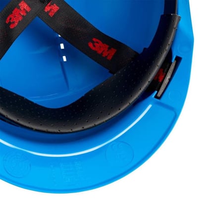 3M Peltor veiligheidshelm 3000 met ventilatie en kunststof zweetband blauw