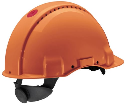 3M Peltor G3000 veiligheidshelm oranje met zweetband/ventilatie/draaiknop