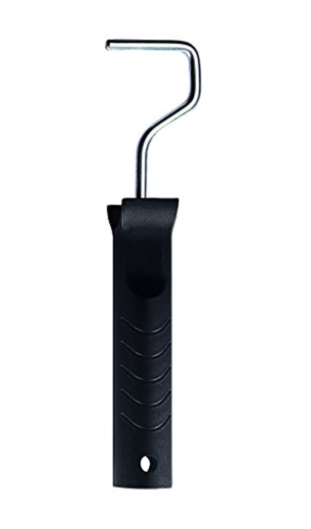 Verfrolbeugel 19x5cm zwart