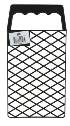 Verfrooster plastic zwart 12x18cm