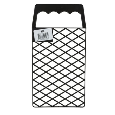 Verfrooster plastic zwart 12x18cm 