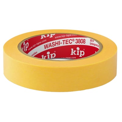 Kip 3808 washi tape geel 18mmx50mtr 