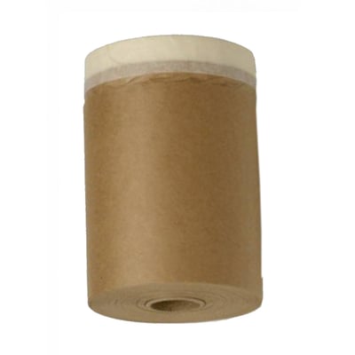 Masking tape met papier 18cm x 20mtr 