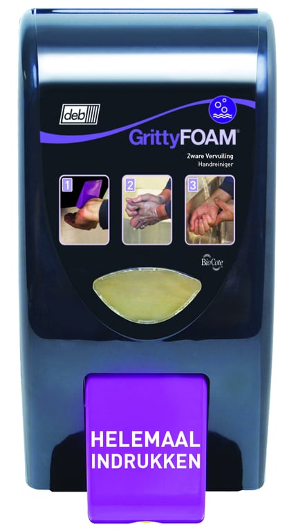 Deb Stoko GrittyFoam dispenser zwart 3,25ltr