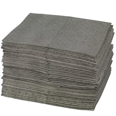 Brady universele absorberende doeken geperforeerd  grijs 41x51cm 91ltr 100st